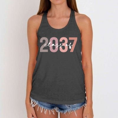 Class 2037 Graduation Women's Knotted Racerback Tank