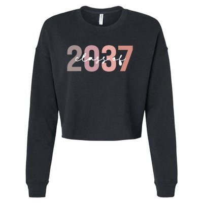 Class 2037 Graduation Cropped Pullover Crew