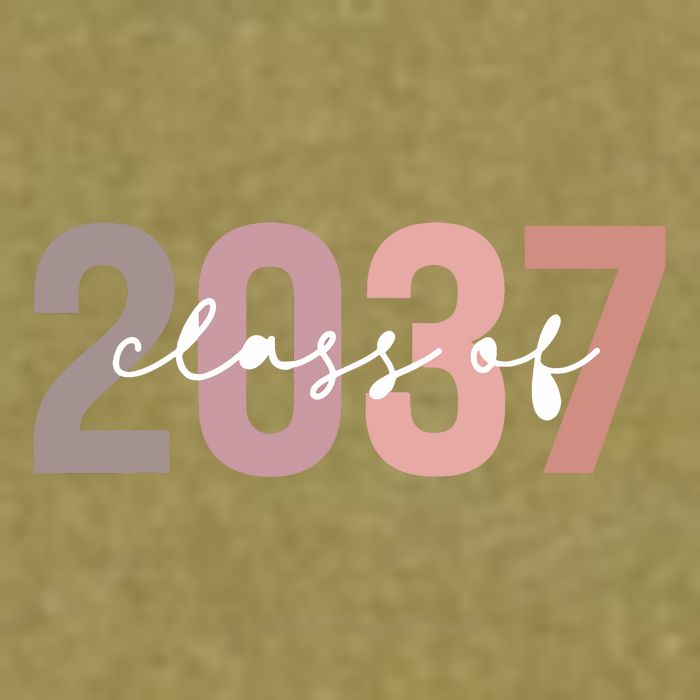 Class 2037 Graduation Garment-Dyed Women's Muscle Tee