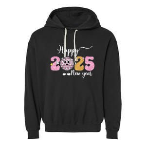 Celebration 2025 Happy New Year 2025 Party Family Matching Garment-Dyed Fleece Hoodie