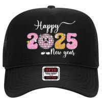 Celebration 2025 Happy New Year 2025 Party Family Matching High Crown Mesh Back Trucker Hat