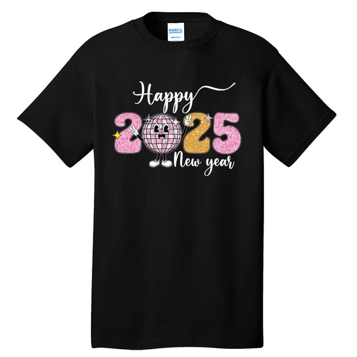 Celebration 2025 Happy New Year 2025 Party Family Matching Tall T-Shirt