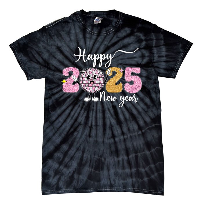 Celebration 2025 Happy New Year 2025 Party Family Matching Tie-Dye T-Shirt