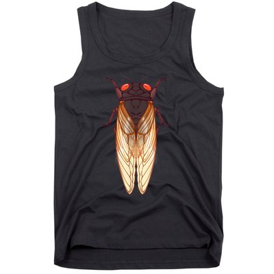 Cicada 2024 Invasion Emergence Swarm Brood Xiii Xix Tank Top