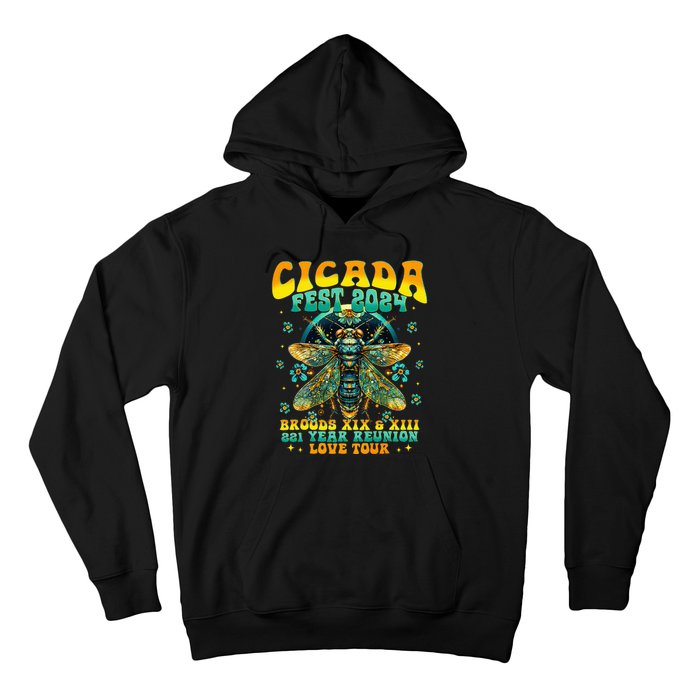 Cicada 2024 Insect Cicada Lover Hoodie