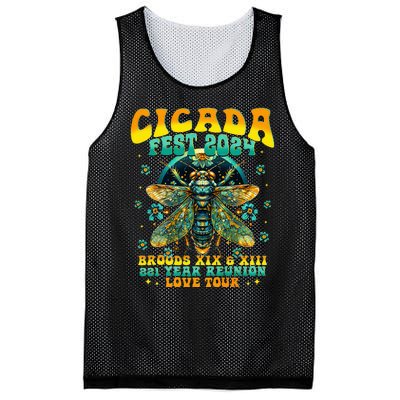 Cicada 2024 Insect Cicada Lover Mesh Reversible Basketball Jersey Tank