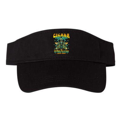 Cicada 2024 Insect Cicada Lover Valucap Bio-Washed Visor