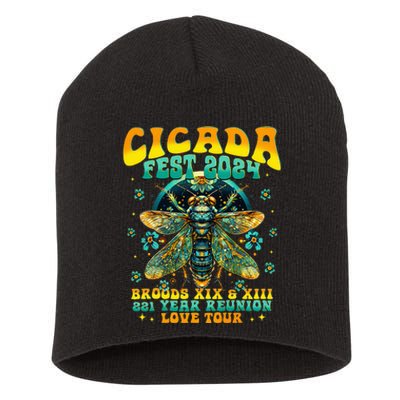 Cicada 2024 Insect Cicada Lover Short Acrylic Beanie