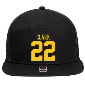 Clark 22 Iowa Basketball 7 Panel Mesh Trucker Snapback Hat