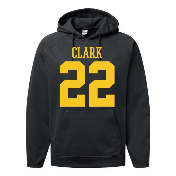 Clark 22 Iowa Basketball Performance Fleece Hoodie