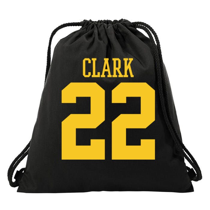 Clark 22 Iowa Basketball Drawstring Bag