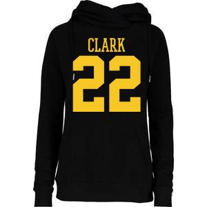 Clark 22 Iowa Basketball Womens Funnel Neck Pullover Hood