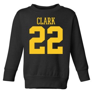 Clark 22 Iowa Basketball Toddler Sweatshirt