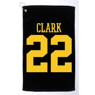 Clark 22 Iowa Basketball Platinum Collection Golf Towel