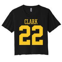 Clark 22 Iowa Basketball Women's Crop Top Tee