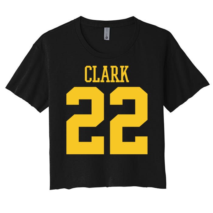 Clark 22 Iowa Basketball Women's Crop Top Tee