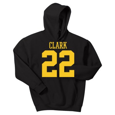 Clark 22 Iowa Basketball Kids Hoodie