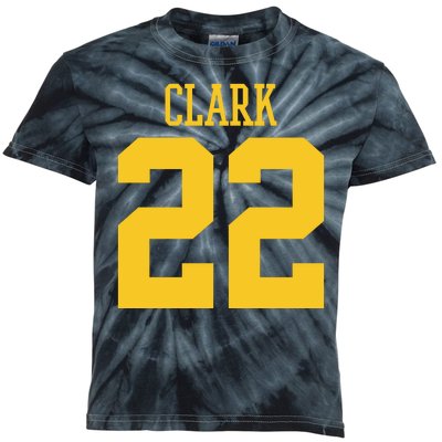 Clark 22 Iowa Basketball Kids Tie-Dye T-Shirt