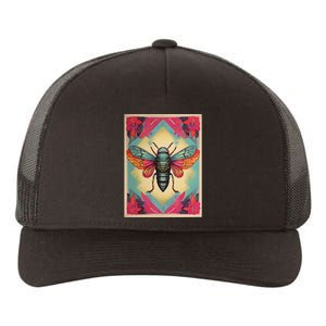 Cicada 2024 Invasion Double Emergence Yupoong Adult 5-Panel Trucker Hat