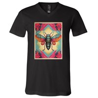 Cicada 2024 Invasion Double Emergence V-Neck T-Shirt