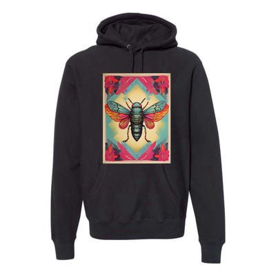 Cicada 2024 Invasion Double Emergence Premium Hoodie