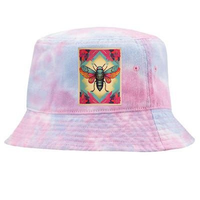 Cicada 2024 Invasion Double Emergence Tie-Dyed Bucket Hat