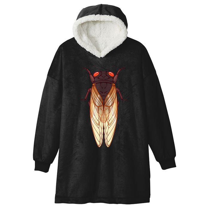 Cicada 2024 Invasion Emergence Swarm Brood Xiii Xix Hooded Wearable Blanket