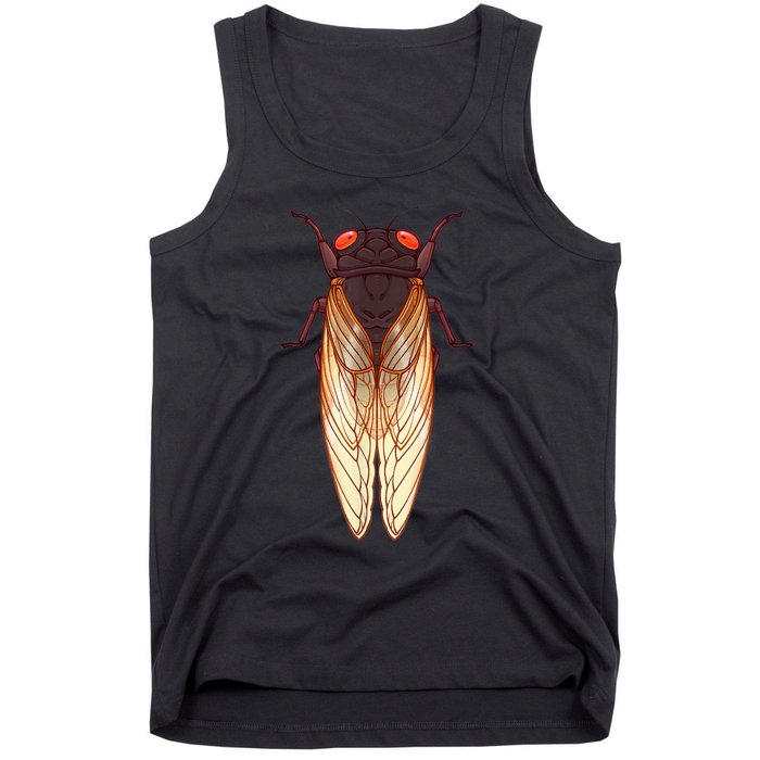 Cicada 2024 Invasion Emergence Swarm Brood Xiii Xix Tank Top