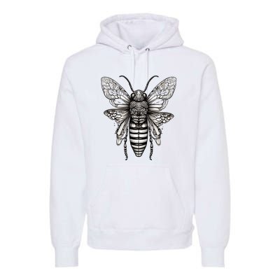 Cicada 2024 Invasion Double Emergence Premium Hoodie