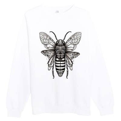 Cicada 2024 Invasion Double Emergence Premium Crewneck Sweatshirt