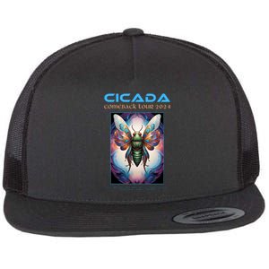 Cicada 2024 Invasion Double Emergence Flat Bill Trucker Hat