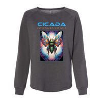 Cicada 2024 Invasion Double Emergence Womens California Wash Sweatshirt