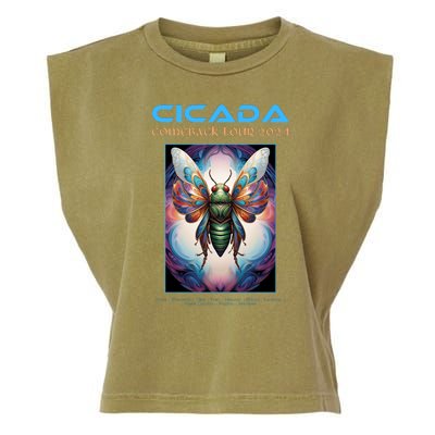 Cicada 2024 Invasion Double Emergence Garment-Dyed Women's Muscle Tee