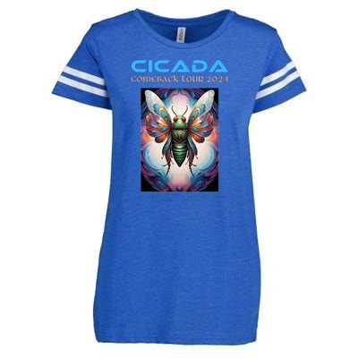 Cicada 2024 Invasion Double Emergence Enza Ladies Jersey Football T-Shirt