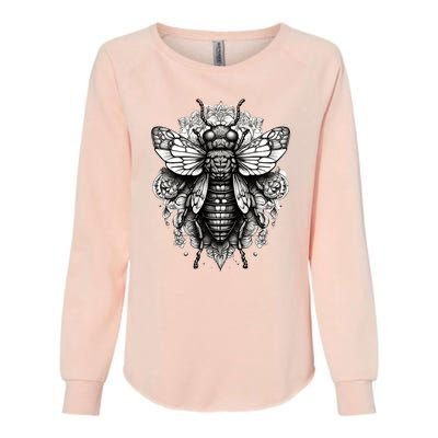 Cicada 2024 Invasion Double Emergence Womens California Wash Sweatshirt