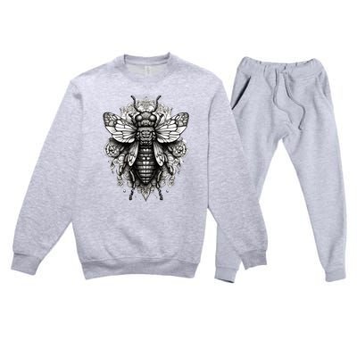 Cicada 2024 Invasion Double Emergence Premium Crewneck Sweatsuit Set