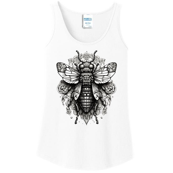 Cicada 2024 Invasion Double Emergence Ladies Essential Tank