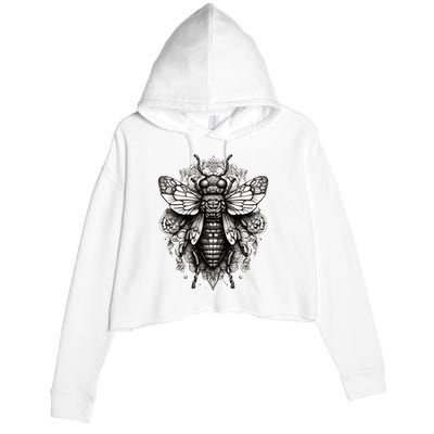 Cicada 2024 Invasion Double Emergence Crop Fleece Hoodie