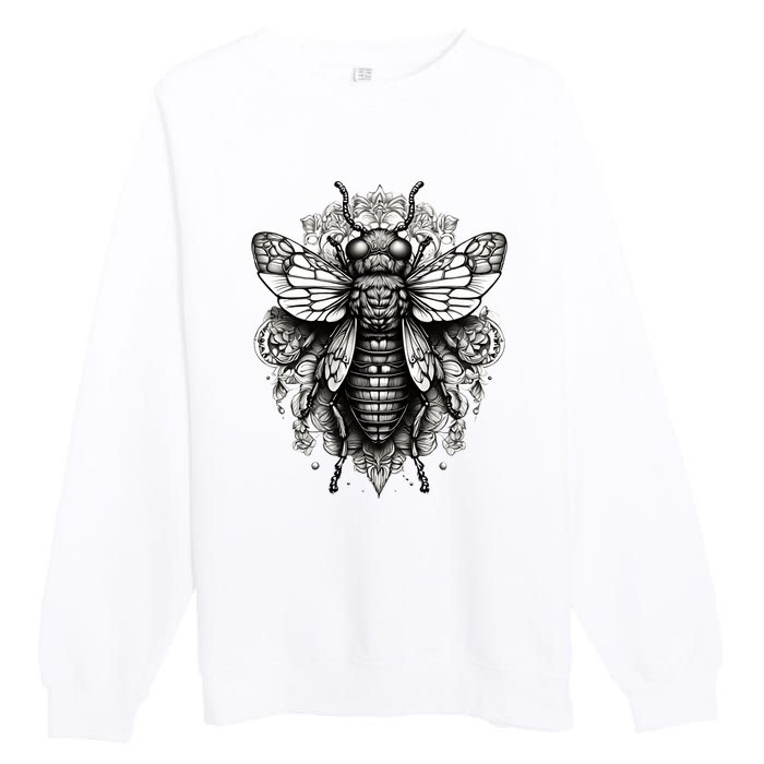 Cicada 2024 Invasion Double Emergence Premium Crewneck Sweatshirt