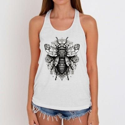 Cicada 2024 Invasion Double Emergence Women's Knotted Racerback Tank