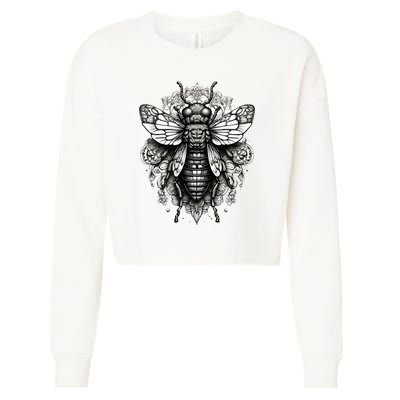 Cicada 2024 Invasion Double Emergence Cropped Pullover Crew