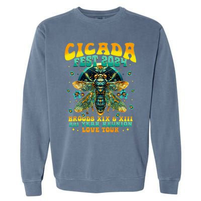 Cicada 2024 Insect Cicada Lover Garment-Dyed Sweatshirt