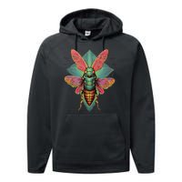 Cicada 2024 Invasion Double Emergence Performance Fleece Hoodie