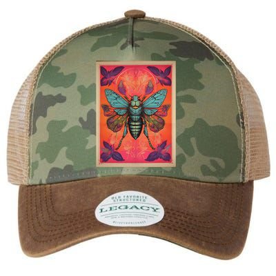 Cicada 2024 Invasion Double Emergence Legacy Tie Dye Trucker Hat