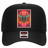 Cicada 2024 Invasion Double Emergence High Crown Mesh Back Trucker Hat