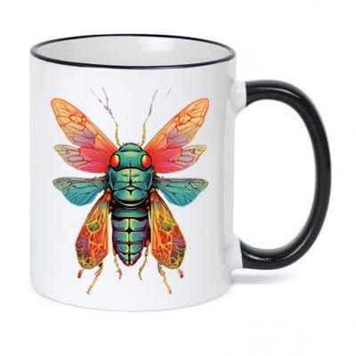 Cicada 2024 Invasion Double Emergence 11oz Black Color Changing Mug