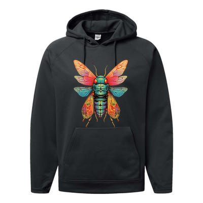 Cicada 2024 Invasion Double Emergence Performance Fleece Hoodie