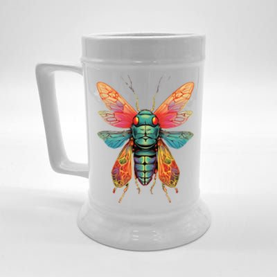 Cicada 2024 Invasion Double Emergence Beer Stein