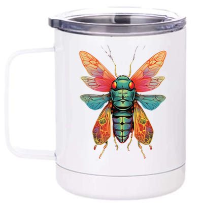 Cicada 2024 Invasion Double Emergence 12 oz Stainless Steel Tumbler Cup