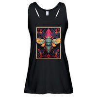 Cicada 2024 Invasion Double Emergence Ladies Essential Flowy Tank